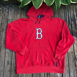 Nike center check Red Sox Hoodie